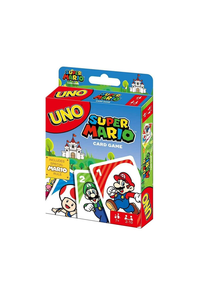 Super Mario UNO Super Mario Bros Card Game For 2-10 Players Family Fun