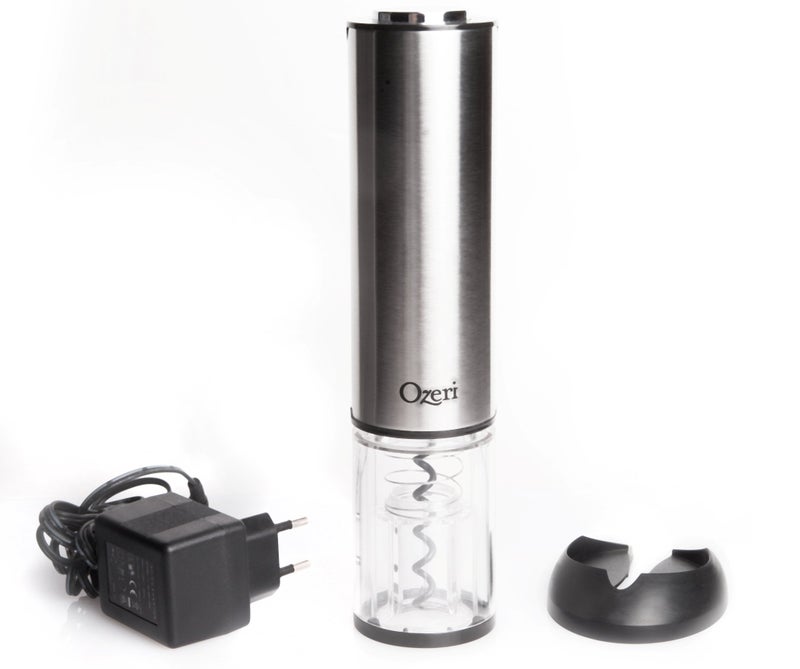 Ozeri Ozeri Extravo Electric Wine Opener in Stainless Steel with Auto Activation (Button-Free Operation), Silver - Image 4