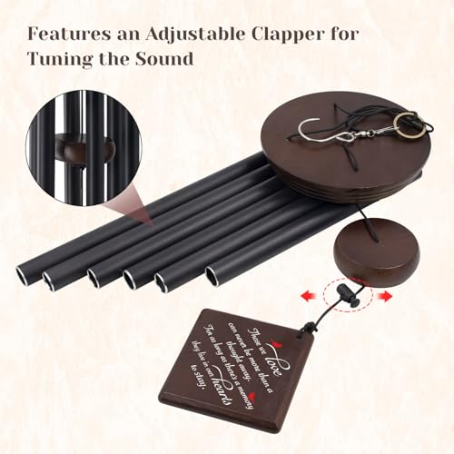 ASTARIN Wind Chimes for Outside,Memorial Wind Chimes Sympathy Wind Chimes for Loss of Loved One Cardinal Memorial Wind Chime Bereavement Condolence Gifts for Loss of Mother Father Husband - Image 2