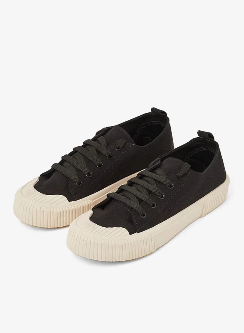 Styli Styli Canvas Lace Up Casual Shoes
