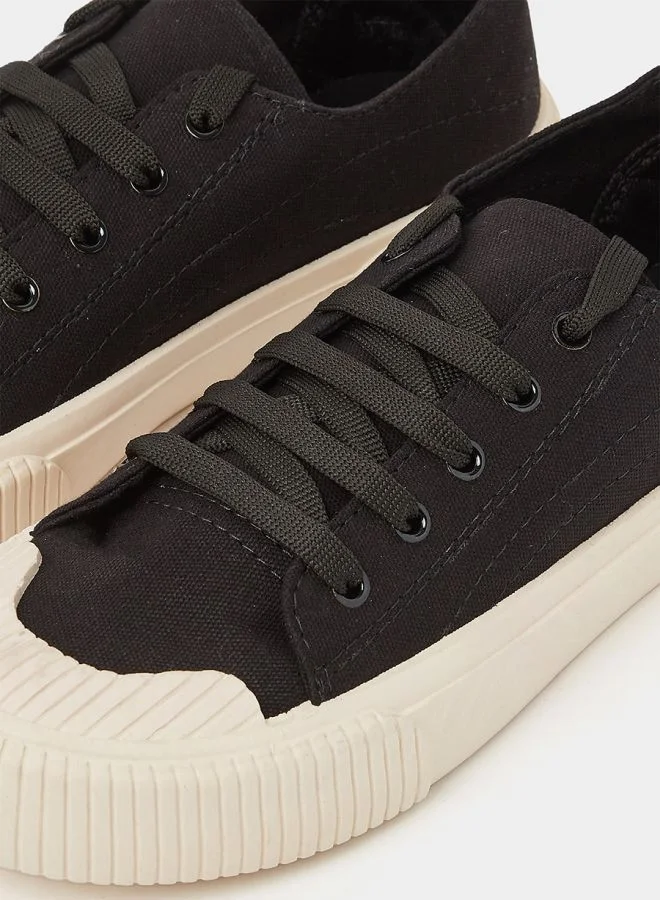 Styli Canvas Lace Up Casual Shoes