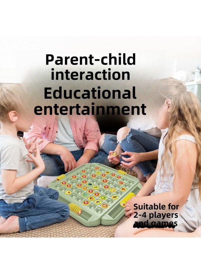 لعبة الشطرنج التفاعلية بين الوالدين والطفل، زوج من ألعاب الطاولة التي تعمل باللمس، تدريب الذاكرة، الشطرنج، ألعاب تعليمية - اللون: فليب صيني كبير - Image 3