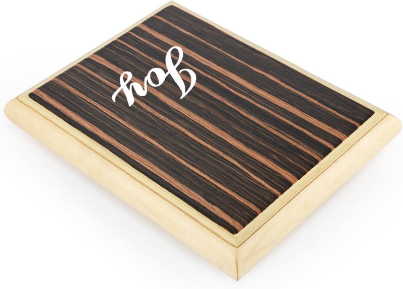 Joy 101 Pad Series Mini Cajon with Veined Ebony Tapping & Birch Wood Body - Image 3