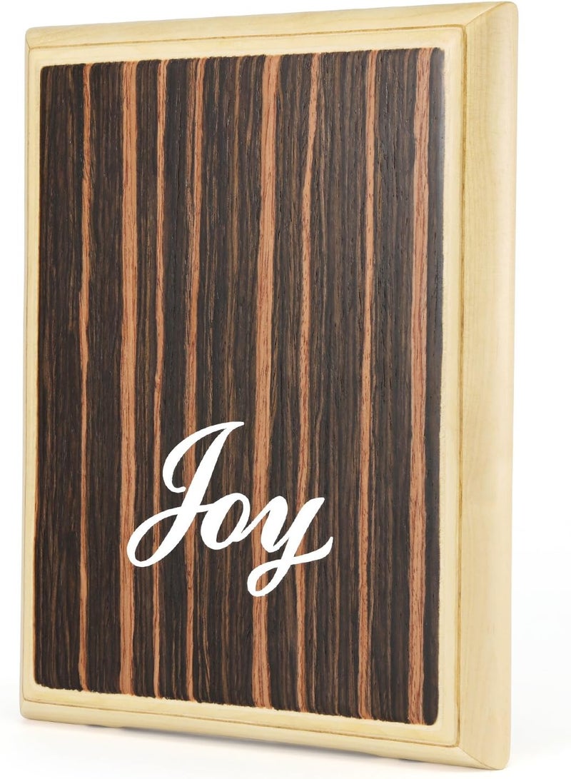 Joy 101 Pad Series Mini Cajon with Veined Ebony Tapping & Birch Wood Body - Image 1