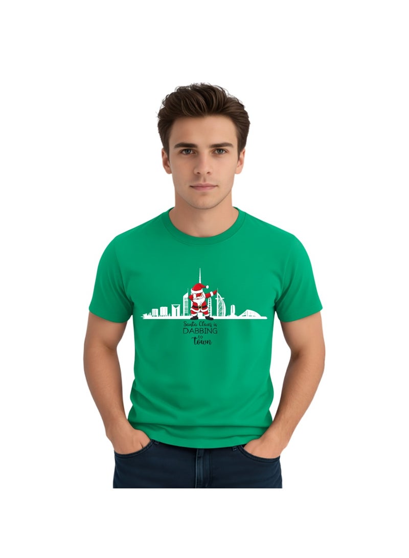 PRINTSHOP4ME Dabbing Santa T-Shirt For Christmas Suitable As Christmas Gift And Christmas Party Shirt For Adults - Image 1