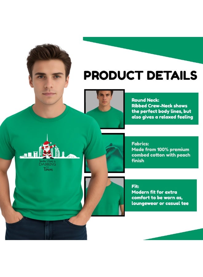 PRINTSHOP4ME Dabbing Santa T-Shirt For Christmas Suitable As Christmas Gift And Christmas Party Shirt For Adults - Image 5