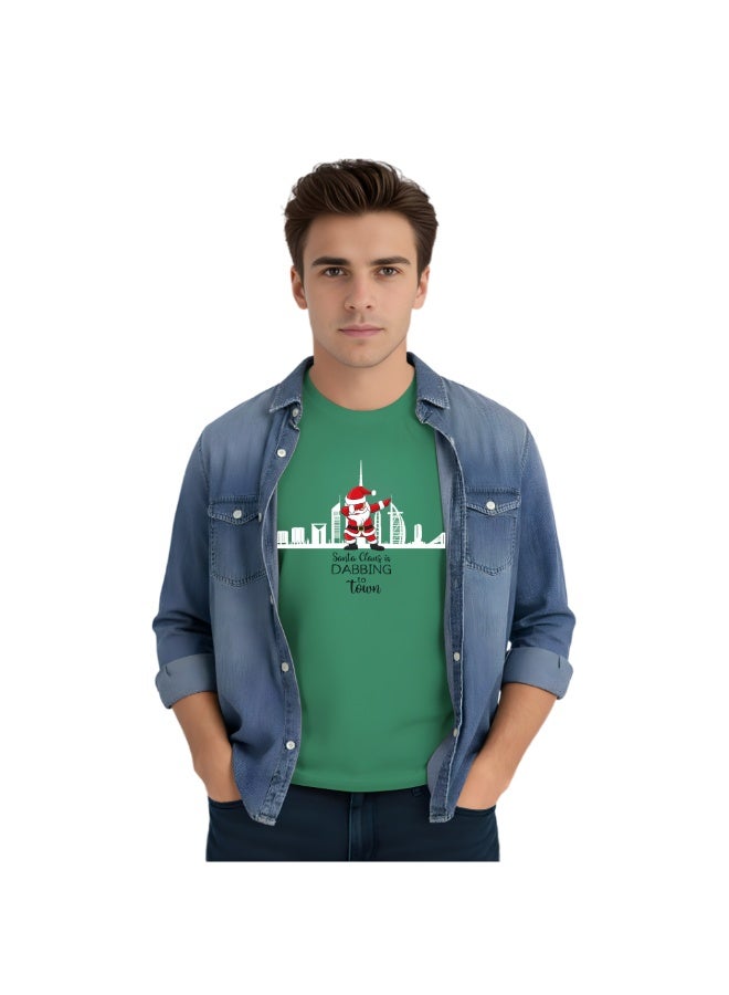 PRINTSHOP4ME Dabbing Santa T-Shirt For Christmas Suitable As Christmas Gift And Christmas Party Shirt For Adults - Image 3