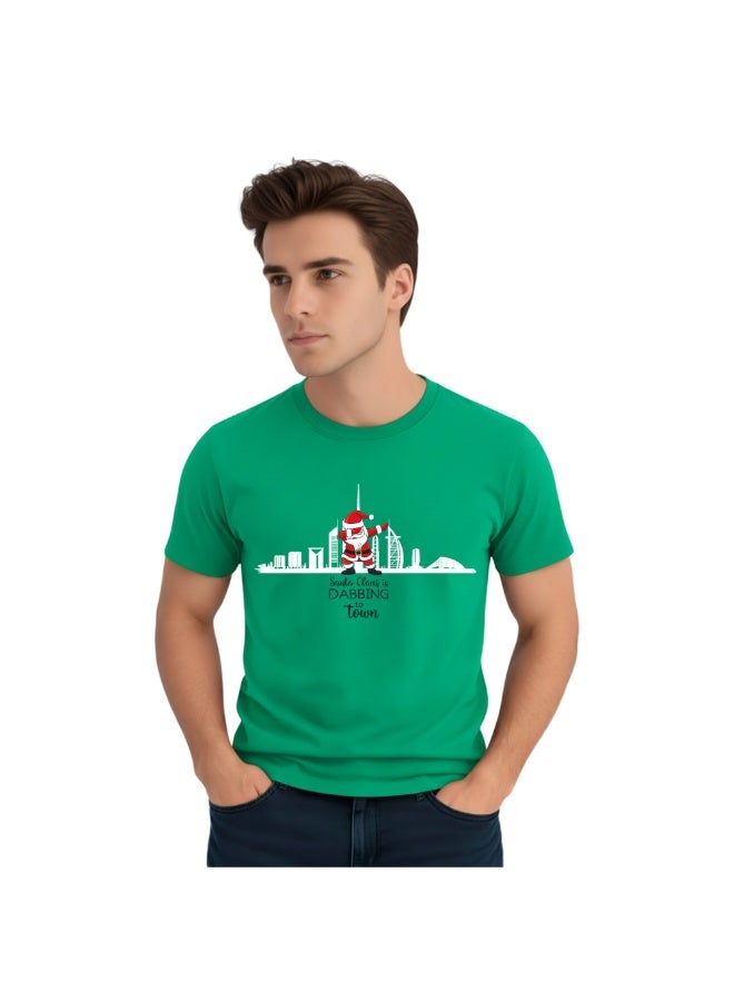 PRINTSHOP4ME Dabbing Santa T-Shirt For Christmas Suitable As Christmas Gift And Christmas Party Shirt For Adults - Image 4