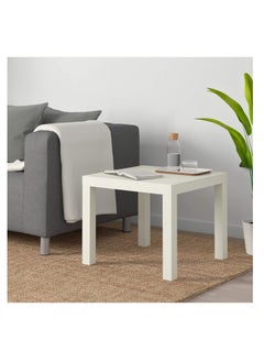 IKEA FRAKTA White square side table, square shape, wood  - Image 3