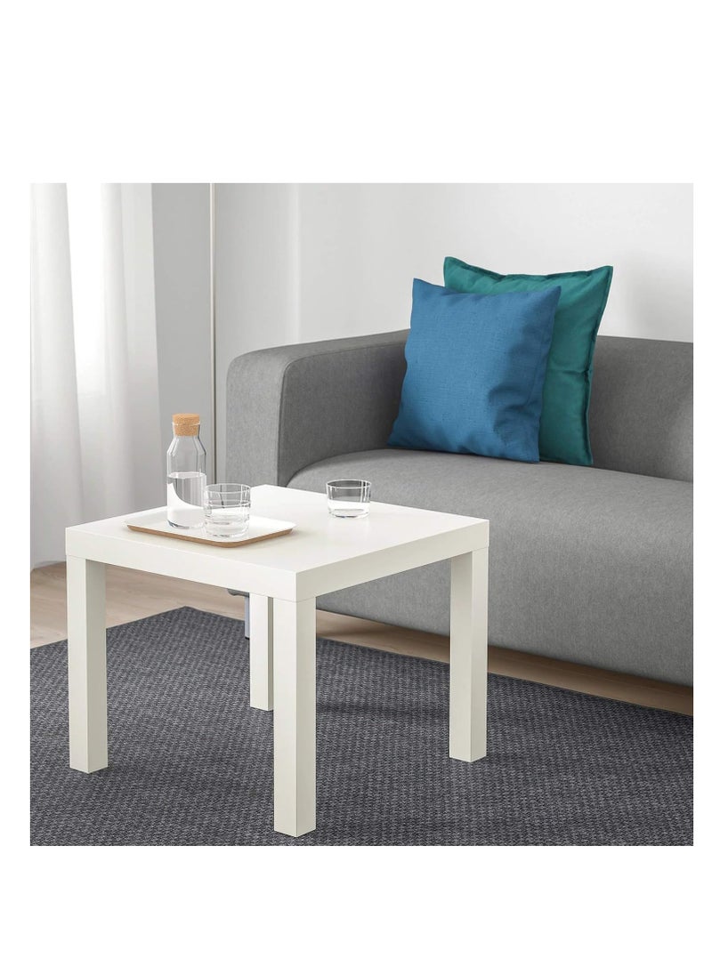 IKEA FRAKTA - White square side table, square shape, wood - Image 1