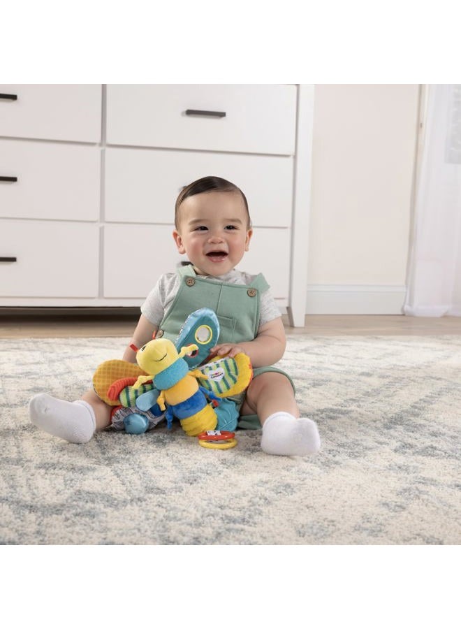 Lamaze Clip On Car Seat and Stroller Toy - Freddie the Firefly - Crinkle Car Seat Toys and Stroller Toys - Sensory Toys for Babies - Travel Toys for Car - Infant Toys Ages 0 Months and Up - Image 2