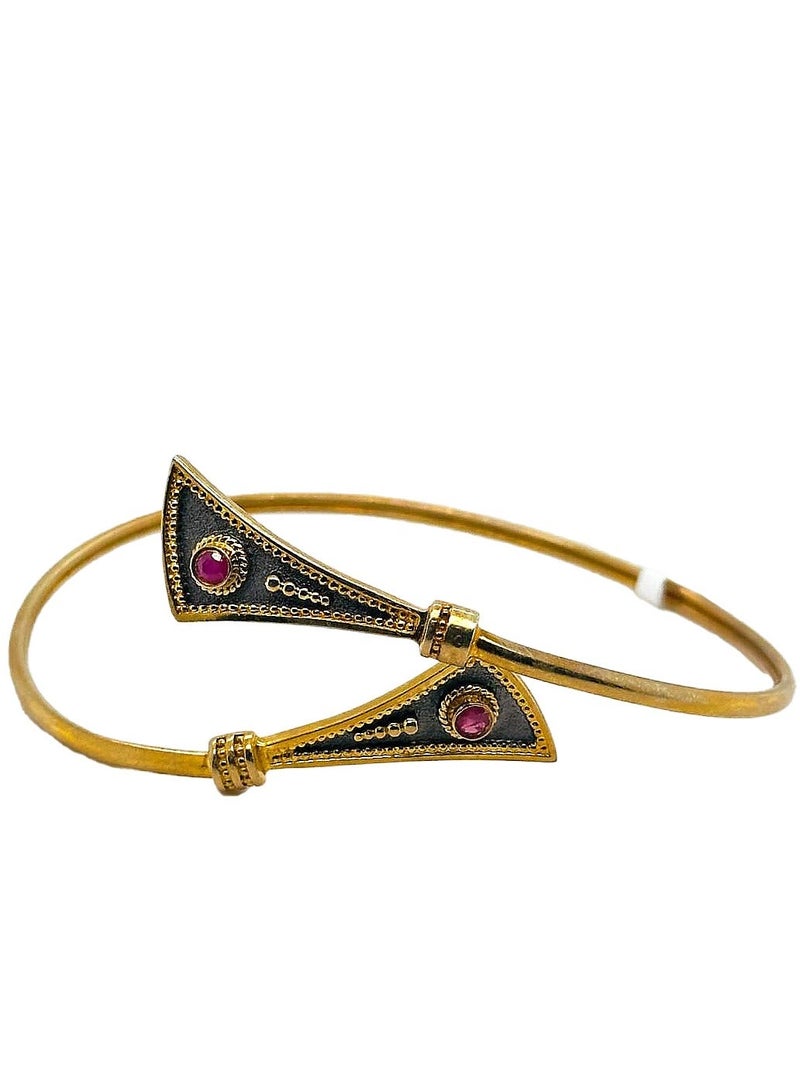BTC ELLA - Silver Bracelet Gold Plated (SIL0563) - Image 2