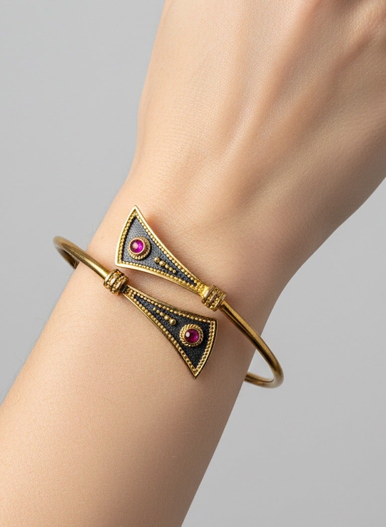 BTC ELLA - Silver Bracelet Gold Plated (SIL0563) - Image 1