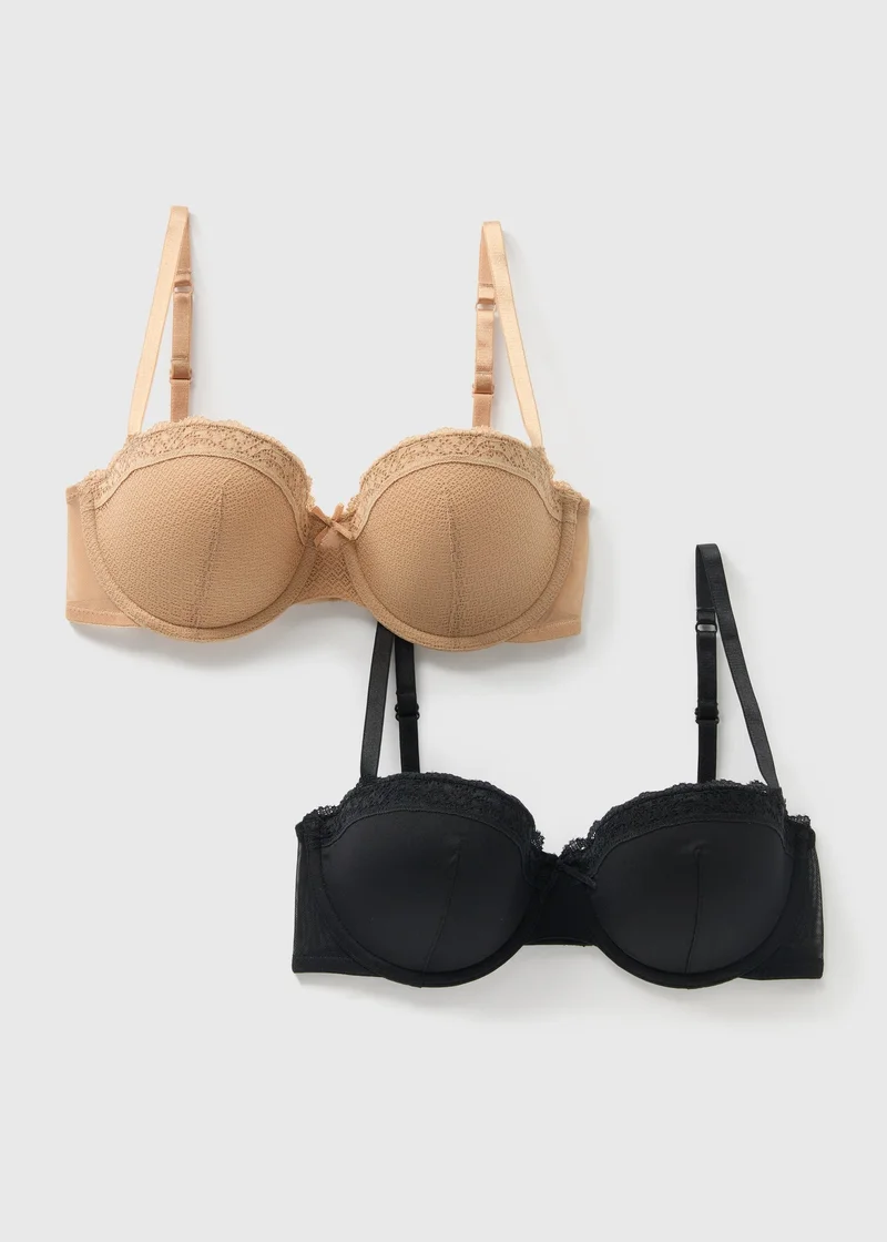Matalan 2 Pack  & Bra Balcony Bra