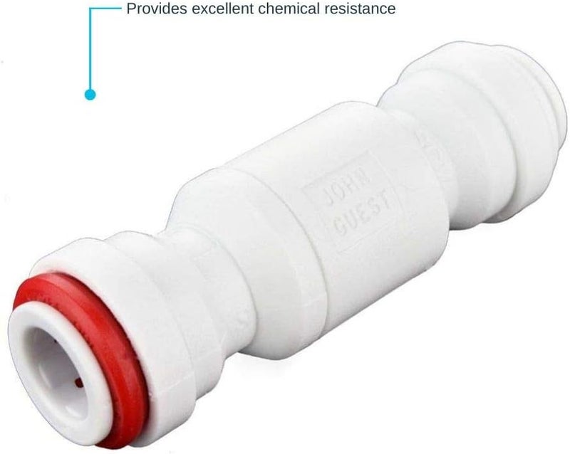 John Guest 3/8 Inch Imperial Single Check Valve, Push to Connect Plastic Plumbing Fitting, 3/8SCV-US - Image 4