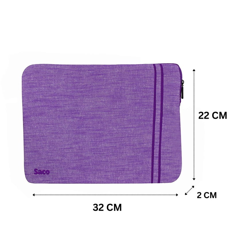 Saco Tablet Sleeve Case Cover 12-13 Inch for Apple iPad Air 13/Pro 13/Pro-12.9 Samsung Galaxy Tab S10 FE+ 13.1"/OnePlus Pad 3 13.2"/ 12.7" Lenovo Idea Tab Pro/Microsoft New Surface Pro 13" Tablets - Image 2