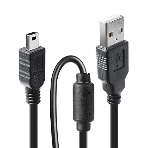 VSEER 2 Pack 10ft PS3 Controller Charger Cable - Mini USB Data Charging Cord for PS Move/PS3/PS3 Slim Controller, TI84 Plus CE, Digital Camera - Image 2