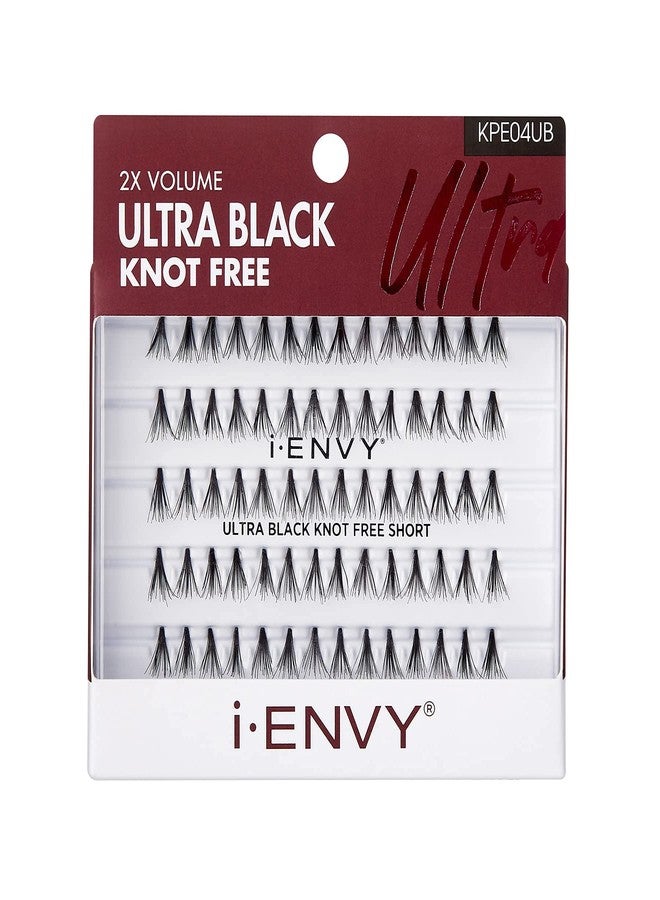 iEnvy i•ENVY Knot Free Individual Lashes 3 Pack (Ultra Black - Short) - Image 2