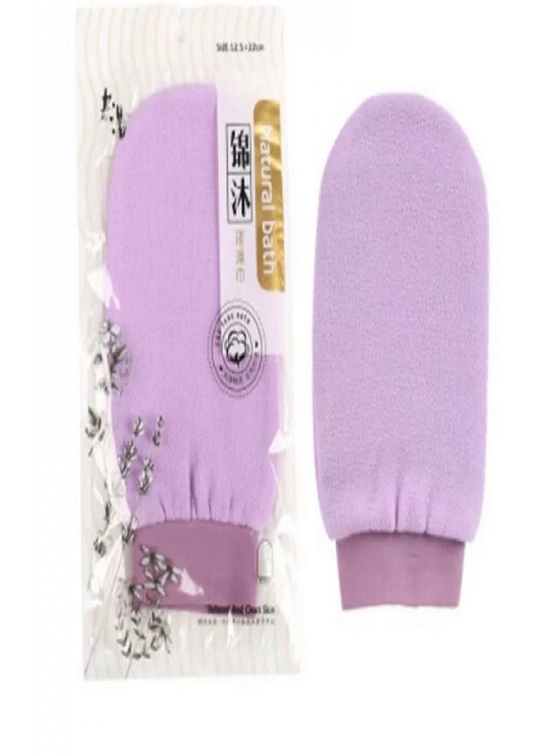 Korean Loofah for Peeling and Body Cleaning Purple Color-5pcs  - Image 3