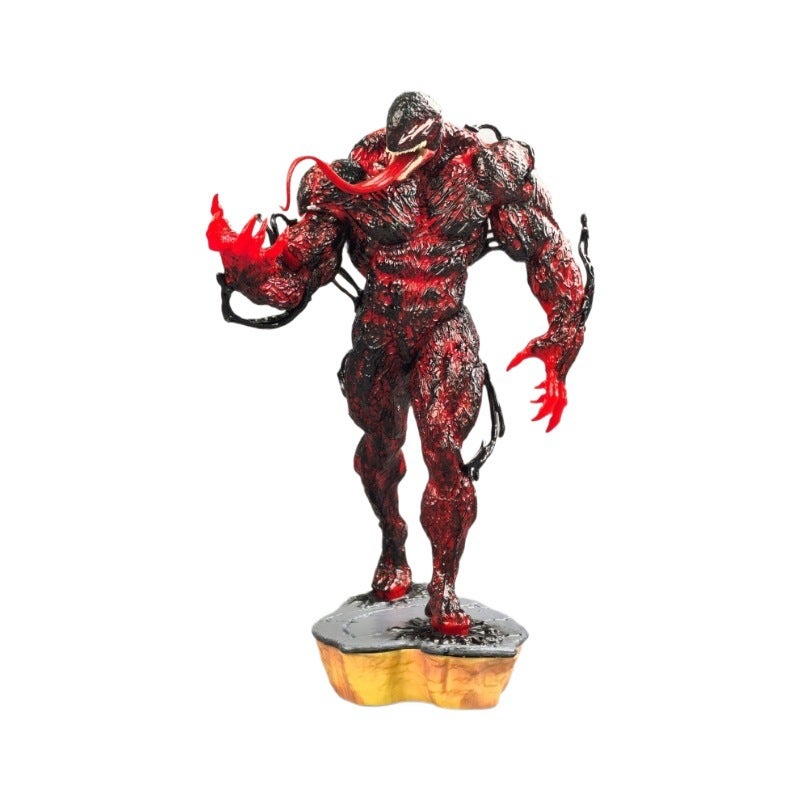 Red Venom Spider-Man Standing Statue Scene Model Anime Figure - Image 5