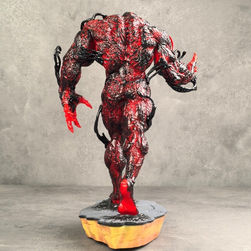 Red Venom Spider-Man Standing Statue Scene Model Anime Figure - Image 4