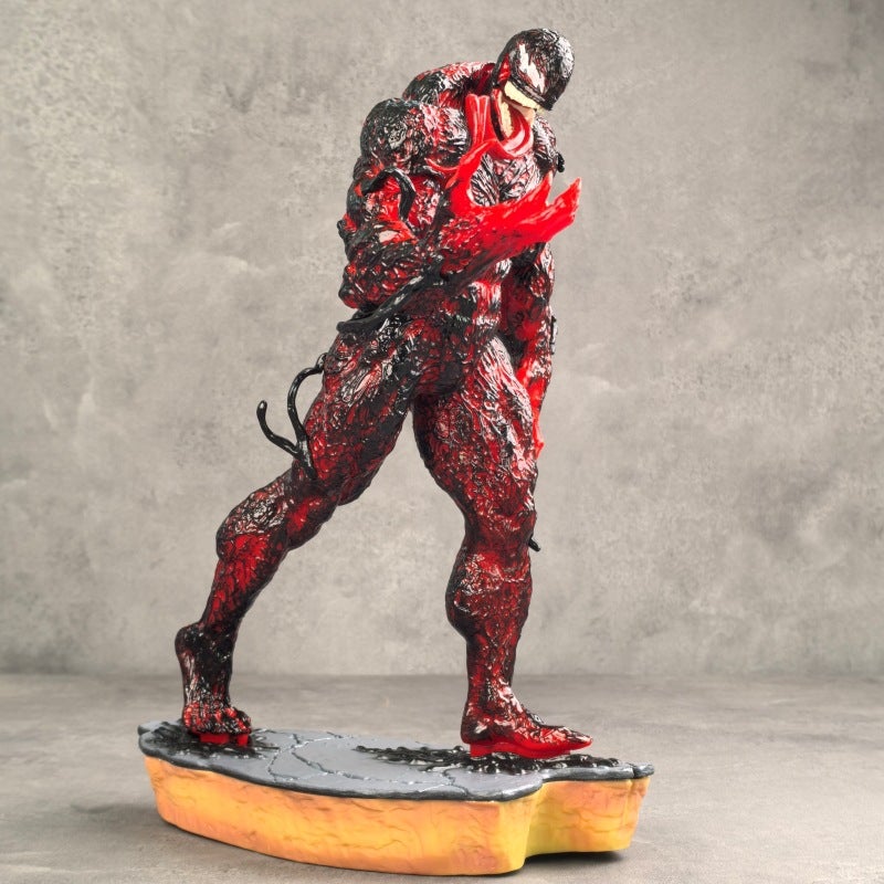Red Venom Spider-Man Standing Statue Scene Model Anime Figure - Image 3