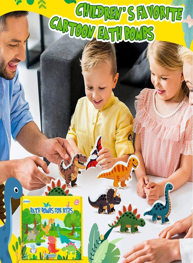 NEWFEIFAN Easter Bath Bombs for Kids, Dinosaur Bath Bomb Gifts for Boys & Girls, 6 Pack Gentle& Kids Friendly Handmade Bubble Fizzies, Ideal Easter Basket Stuffers & Party Favors for Teen Children - Image 4