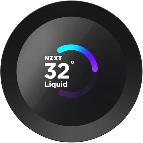 NZXT Kraken Plus 240 – AIO CPU Liquid Cooler – 240mm Radiator – 2 x F120P Fans – Customizable 1.54" Square LCD – AMD® AM5, AM4 – Intel® LGA 1851/1700, 1200/115X – Black - Image 3