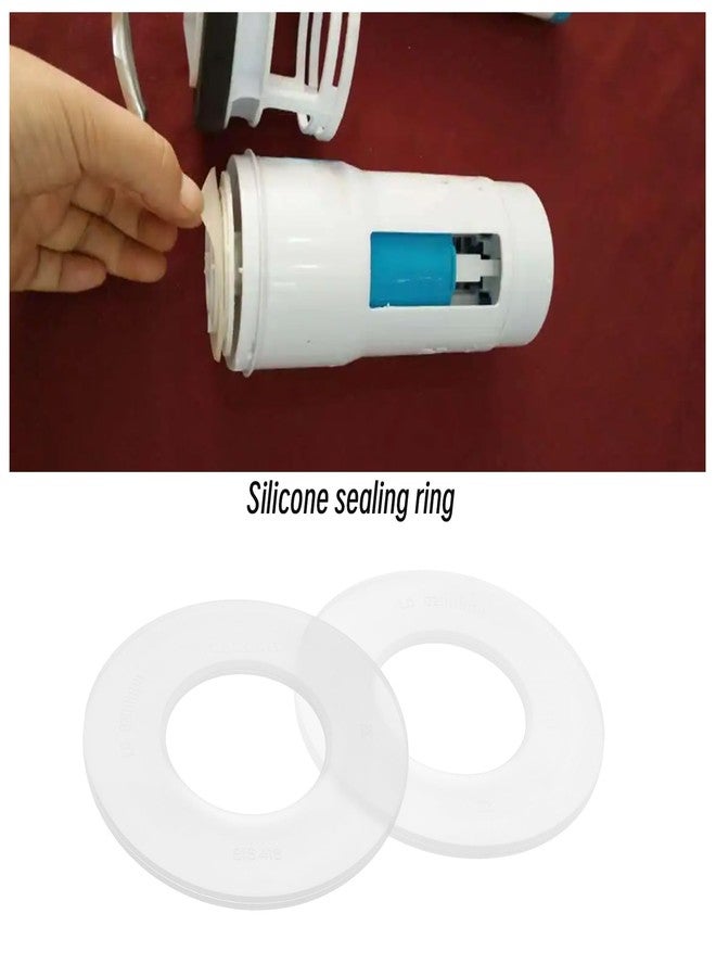 كريت آيديا إنشاء فكرة 5 قطع من حلقات ختم صمام تدفق المرحاض البديلة 816.418.00.1 متوافقة مع صمامات تدفق Geberit وقاعدة صمام التدفق وغسالة مانعة للتسرب من السيليكون - Image 2