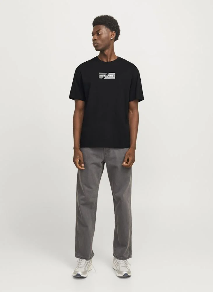 JACK & JONES Logo Crew Neck T-Shirt