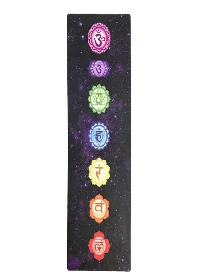 YOGA Premium Multicolored Zodiac Pattern Yoga Mat Made Of Anti Slip-Natural Rubber  - Image 1