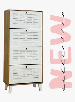 Generic Wooden Shoe Cabinet With Flip Doors 155*60*40 CM  - Image 2