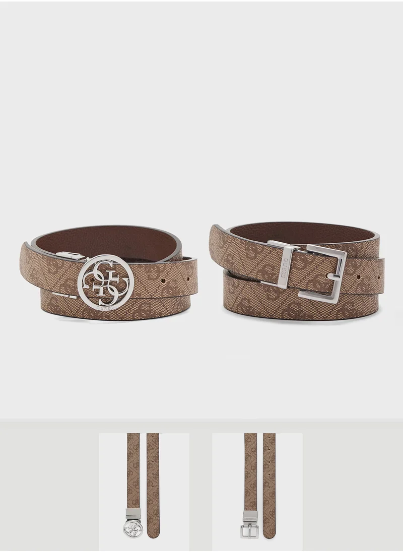 جس Double buckle belt