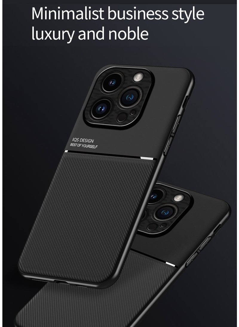 ICARLUS Case for iPhone 16 Pro Magnetic Cover Moire Black - Image 5