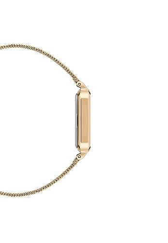 Daniel Wellington Quadro Unitone Women’s Watch – 20x26mm Square Case, Japanese Quartz Movement, Stainless Steel Mesh Strap, Water Resistant, Gold Watch for Women - Image 5