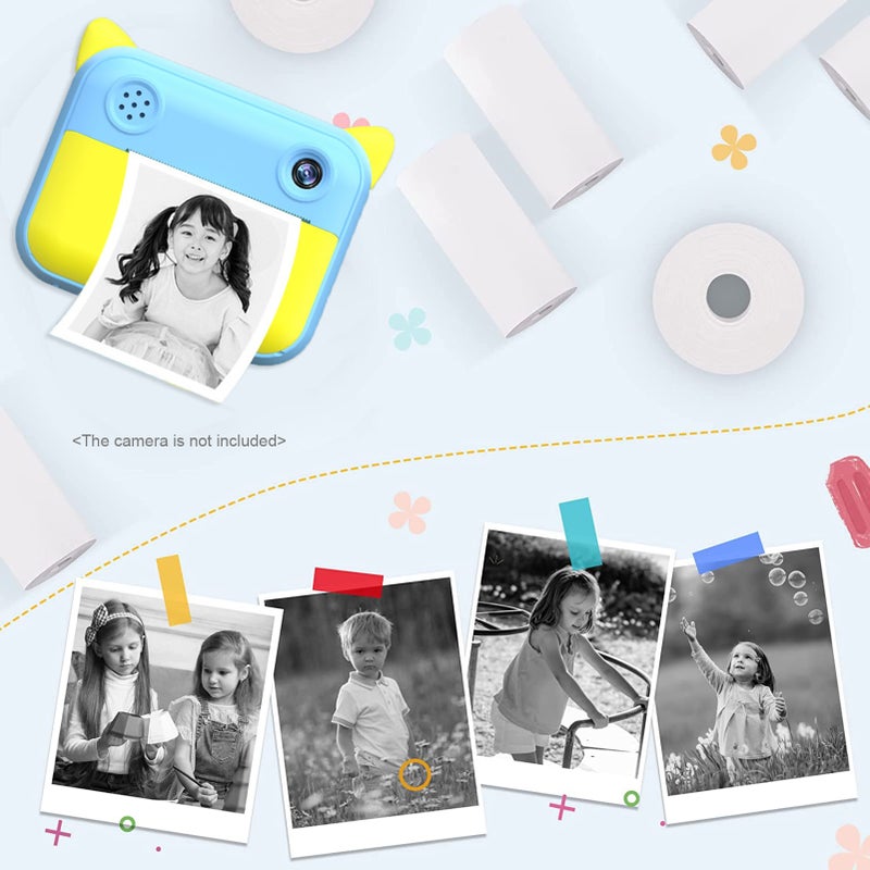 Thermal Paper Roll 57*30mm Printing Paper for Label Printer Kids Instant Camera Refill Print Paper, Pack of 10 Rolls - Image 3