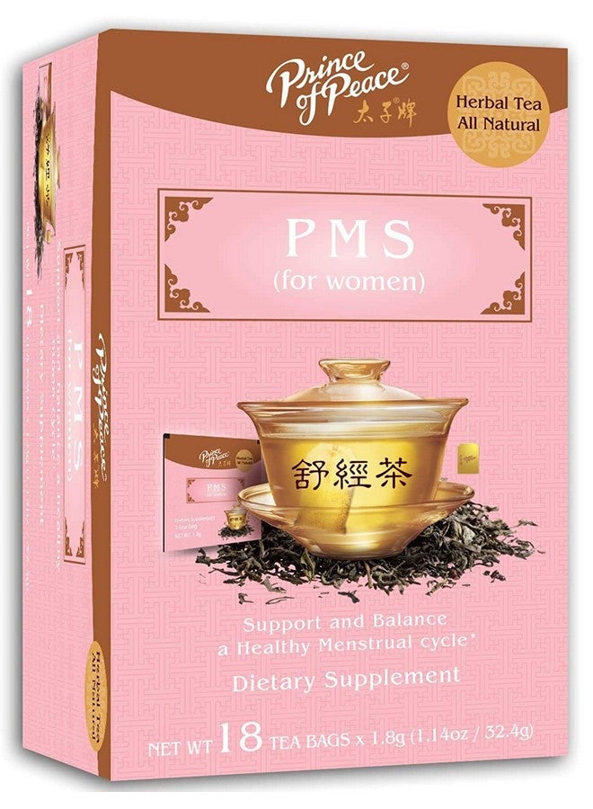 Prince Of Peace Prince Of Peace Pms Tea 18 Tea Bags Herbal Tea For Menstrual Cycles Relief From Pms Bloating & Cramping Hormone Balance For Women Prince Of Peace Pms Tea - Image 2