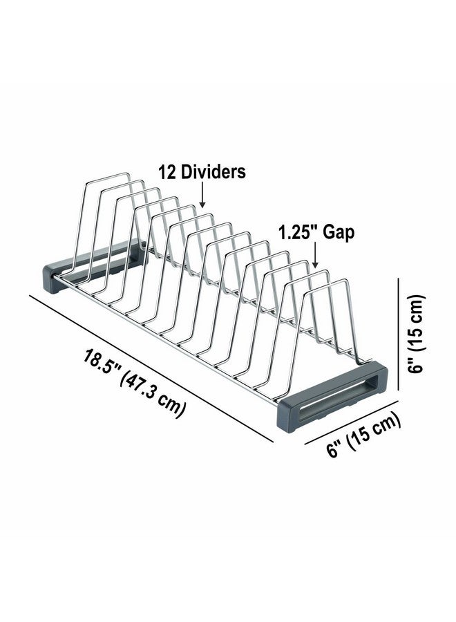 Topaz Stainless Steel Dish Rack 20 Inch/Modular Kitchen Basket Plate Rack/Tandem Box Accessories/Kitchen Rack/Dish Rack/Kitchen Accessories/Tandem Basket Plate Fixer - Image 2