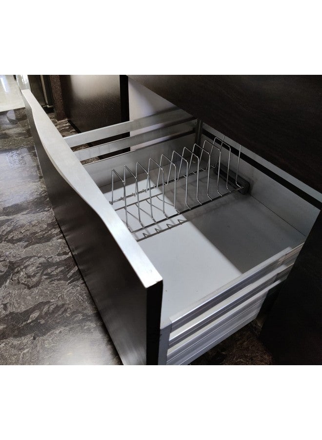 Topaz Stainless Steel Dish Rack 20 Inch/Modular Kitchen Basket Plate Rack/Tandem Box Accessories/Kitchen Rack/Dish Rack/Kitchen Accessories/Tandem Basket Plate Fixer - Image 3