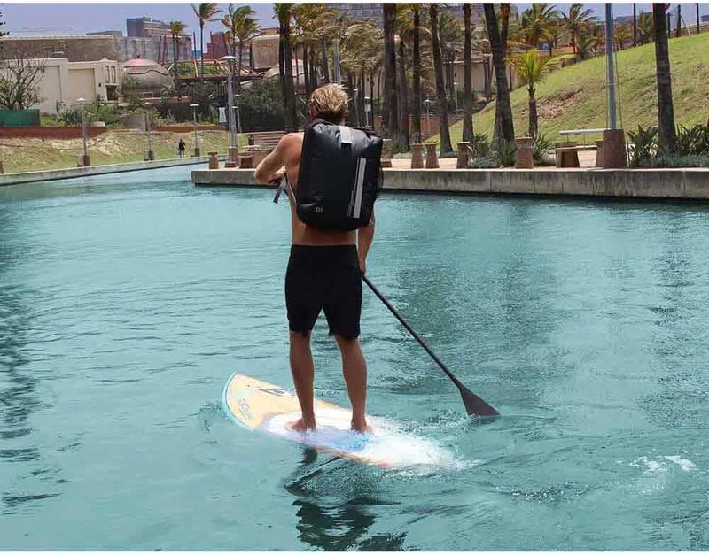Overboard Classic 20L Waterproof Backpack - Black - Image 2