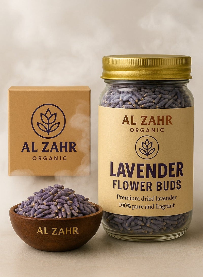 Zahr Natural Lavender Flower Buds | Premium Dried Lavender | 100% Pure and Fragrant - Image 1