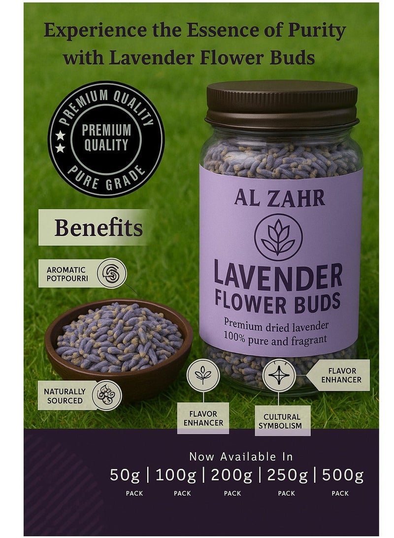 Zahr Natural Lavender Flower Buds | Premium Dried Lavender | 100% Pure and Fragrant - Image 3