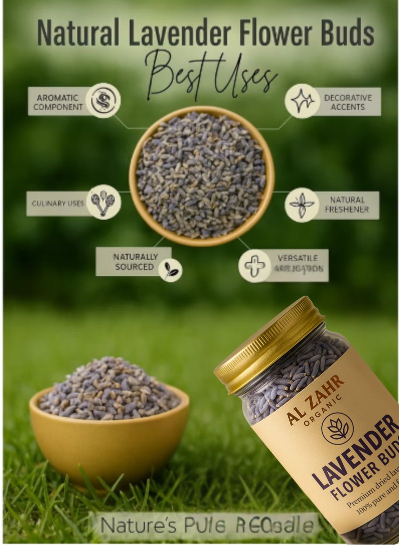 Zahr Natural Lavender Flower Buds | Premium Dried Lavender | 100% Pure and Fragrant - Image 4