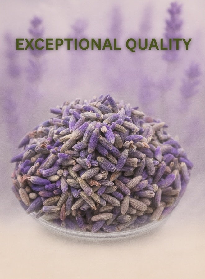 زهر براعم زهرة اللافندر الطبيعية | لافندر مجفف فاخر | نقي ١٠٠٪؜ وذو رائحة عطرية - Image 3