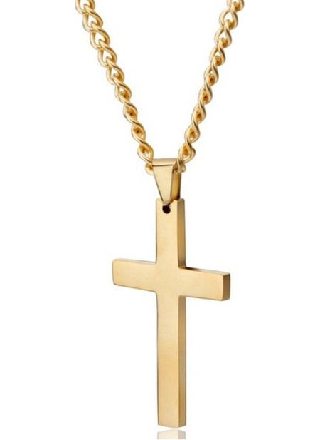 Stainless Steel Cross Necklace Cross Pendant Chain + Box - pzsku/Z1CA1D57BCC84E5D08FA2Z/45/_/1730636823/52df3f03-0ea0-44bb-8bd9-609fa7144098