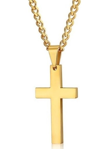 Stainless Steel Cross Necklace Cross Pendant Chain + Box - pzsku/Z1CA1D57BCC84E5D08FA2Z/45/_/1730636826/38625196-803a-4e11-96fc-d080b37c0674