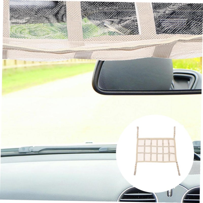 Hot & cold climate compatible MAGICLULU Car Ceiling Cargo Net Breathable Mesh Organizer for Car Accessories Umbrellas and More Versatile Storage for Travel Enhanced Design Wide use compliant quality Treated anti-rust metal Remote area delivery Suburban residential ship Multi-demand satisfied design Domestic distribution ready Different assemble options General standard compliant quality Closed & open space compatible Simple multi-color universal build Foldable Classic practical design Diverse requirement fit All environment compatible Cross-material combo compatible Flexible anti-break Easy transit optimized build Universal design Care processed raw material Moisture proof Cross product combo compatible Freeze crack proof All choice modern design Global versatile design - Image 5