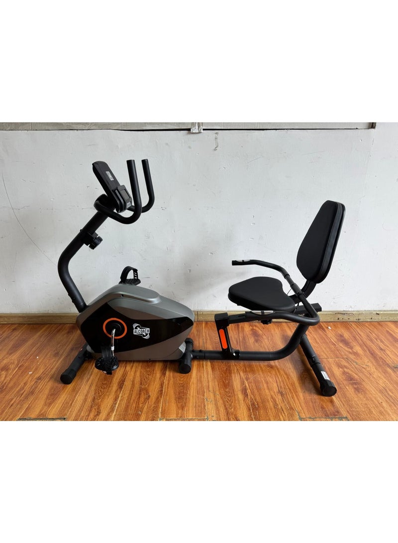 ALCOACH Recumbent Exercise Bike – Comfortable Seated Position with Digital Display & Adjustable Magnetic Resistance - Image 4