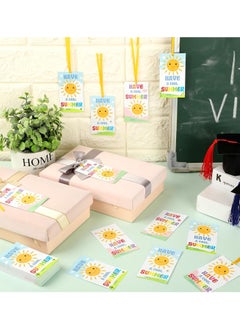 Generic 120 Pcs End of School Year Gift Tags Have a Cool Summer Paper Gift Tags with String Sunshine Teacher Appreciation Present Tags for Gift Wrapping Summer Party and Celebrations Decorations  - Image 3