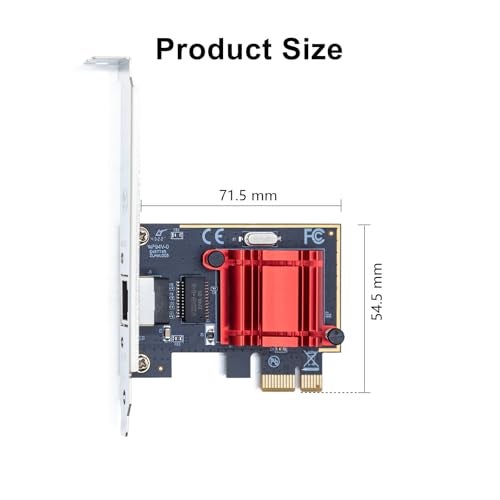 10Gtek 10/100/1000Mbps Gigabit Ethernet PCI Express NIC Network Card with Intel I210 Chip, Ethernet Server Converged Network Adapter, Single RJ45 Port, PCI Express 2.1 X1, Compare to Intel I210-T1 - Image 5